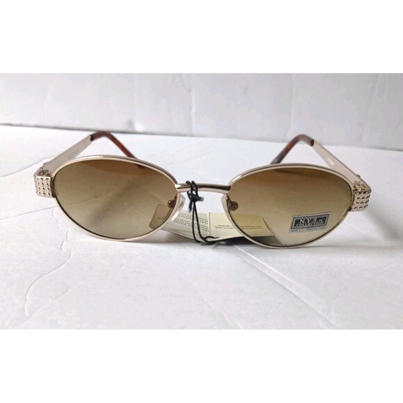 NYS Collection Accessories - NYS Collection Sunglasses Adult Unisex Vintage Black Silver Sun Glasses New